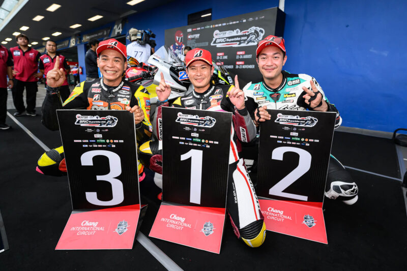 NEXZTER BRIC Superbike ดวลเดือด! “แสตมป์” คว้าชัยรุ่นใหญ่ “เบนซ์ เรซซิ่ง” ผงาดแชมป์สนาม 3