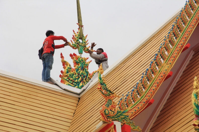 พิธีบวงสรวง “เบิกเนตร” สมเด็จพระเจ้าตากสินมหาราช พร้อมทำบุญอายุครบ 93 ปี นายวัฒนา อัศวเหม