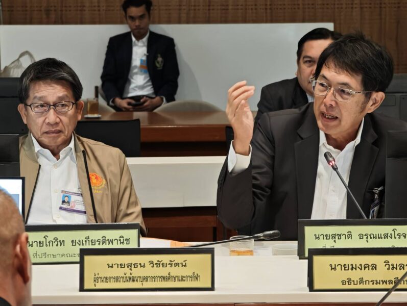 อนุกรรมาธิการด้านกีฬา วุฒิสภา เรียกกรมพลศึกษา-สพฐ. ถกเครียด หลังพบข้อมูลสุดช็อก เด็กไทย 5-17 ปี มีพฤติกรรม “เนือยนิ่ง” หรือ “ติดจอ” เฉลี่ยสูงปรี๊ดถึง 14.53 ชั่วโมงต่อวัน สวนทางกิจกรรมทางกายที่ทำได้แค่ 21.4% ต่ำกว่าเป้าลิบลับ ฟันธงสาเหตุหลัก “คาบพละ” น้อยเกินไปแค่ 1 ชม./สัปดาห์ กรมพละฯ ไม่รอช้า ชง “ยาแรง” ขนทัพ “วิทยาศาสตร์การกีฬา” ผ่าทางตันหลักสูตร หวังพลิกวิกฤตสุขภาพเด็กไทย