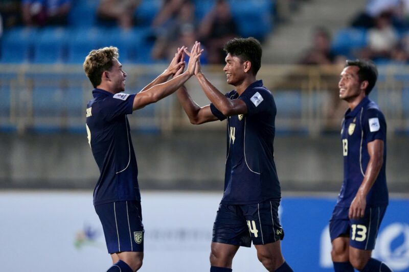 ทีมชาติไทย บุกอัด ไชนีส ไทเป 6-1 ศึกเอเชียน คัพ 2027 รอบคัดเลือก นัดที่สี่