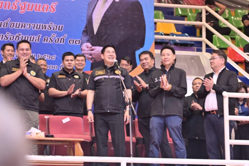 “รองนายกฯ ธรรมนัส–รมว.อรรถกร” ปลุกพลังซีเกมส์ 2025 ตรวจความพร้อมสังเวียนตะกร้อ จ.นครปฐม ย้ำเปิดให้ชมฟรีทุกที่นั่ง มั่นใจทัพไทยกวาดครบ 11 ทอง สร้างความสุขให้คนไทยทั้งประเทศ