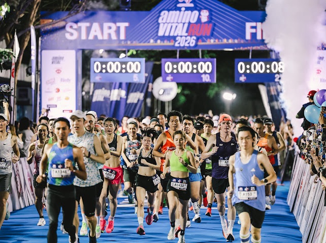 อายิโนะโมะโต๊ะ เปิดศึก “aminoVITAL Run 2026” กลางกรุง นักวิ่งกว่า 4,500 คน บนเส้นทางแลนด์มาร์ก กรุงเทพฯ พงศกร–อรอนงค์ คว้าแชมป์ฮาล์ฟมาราธอน