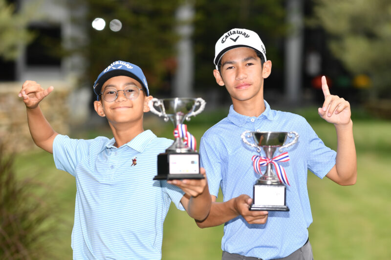 พี่น้องไวล์ดิ้งฮอต! ควงแชมป์ 2 สนามติด ศึกสิงห์-กรุงไทย จูเนียร์ กอล์ฟ แรงกิ้ง
