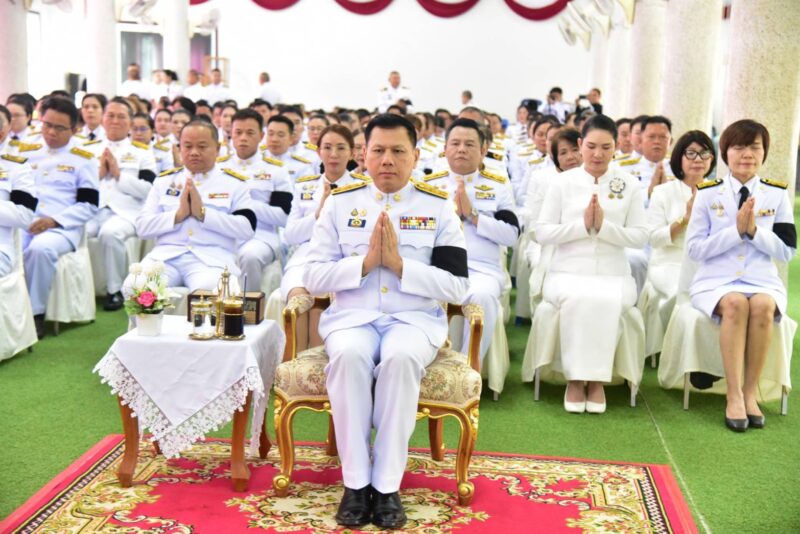มุกดาหารจัดพิธีเจริญพระพุทธมนต์เฉลิมพระเกียรติ เนื่องในโอกาสวันคล้ายวันประสูติ เจ้าฟ้าทีปังกรรัศมีโชติฯ