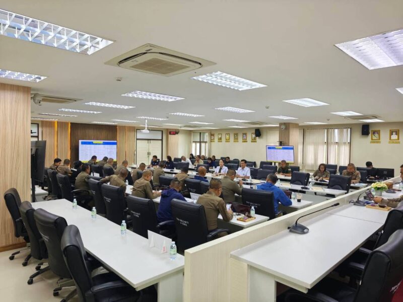 มุกดาหารร่วมประชุมคณะทำงาน โต๊ะข่าวเฝ้าระวัง  ปัญหาด้านยาเสพติด