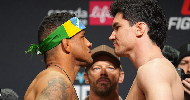 เบิร์นส ควง มาล็อตต์ ผ่านตาชั่งตามพิกัด พร้อมซัดกันในคู่เอกศึก UFC วินนิเป็ก ณ แคนาดา อาทิตย์นี้