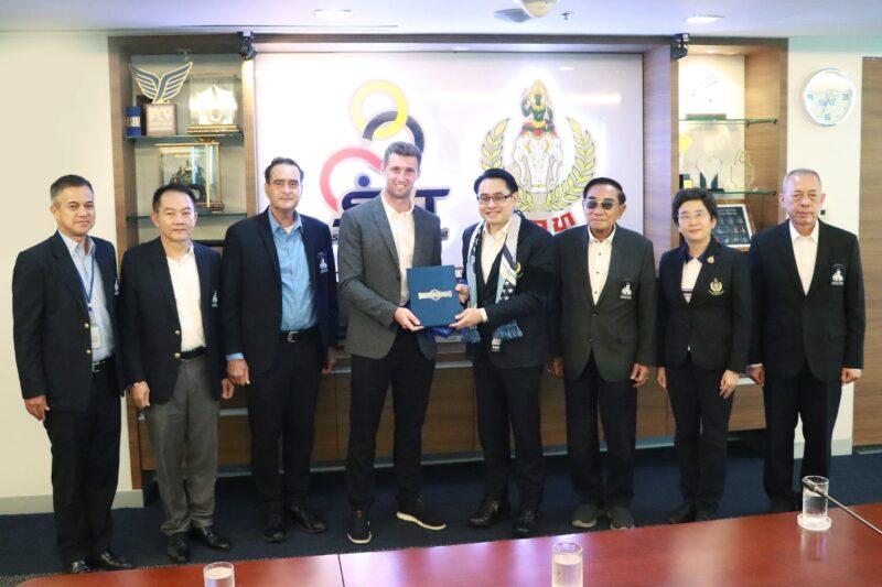 ผู้ว่าการ กกท. ให้การต้อนรับคณะจากสมาคมวิทยาลัยการทหารเดอะซิทาเดล(ประเทศไทย)