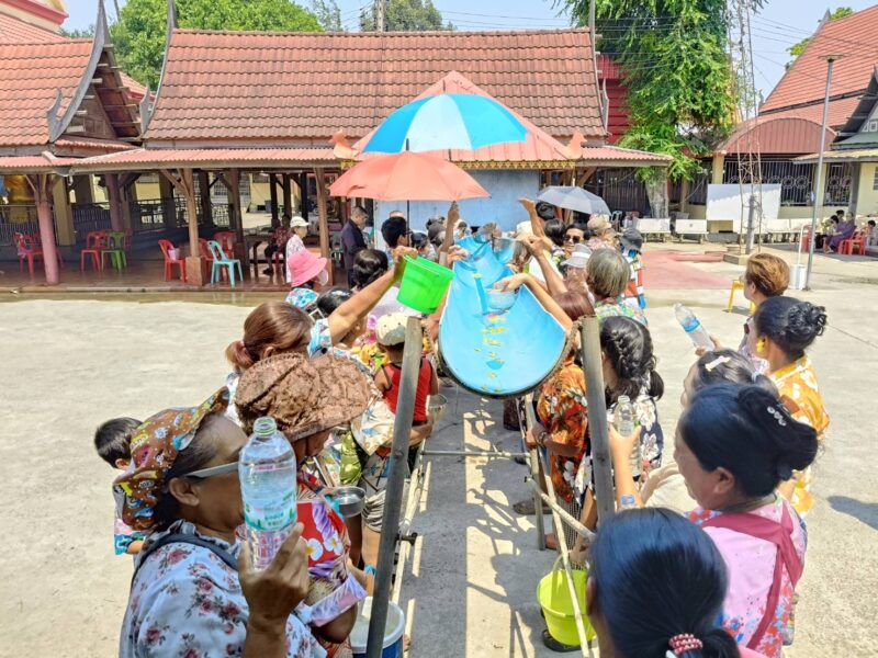 จังหวัดลพบุรี – พิษเศรฐกิจน้ำมันแพง สงกรานต์ชาวมอญบางขันหมากเหงาหงอย