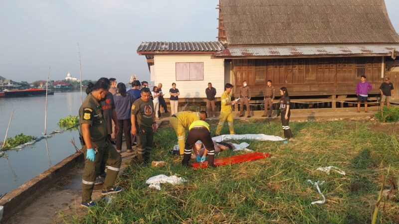ปทุมธานี – พบแล้วศพวิศวกรหนุ่มดิ่งสะพานข้ามเจ้าพระยาคาดปมหนี้สิน