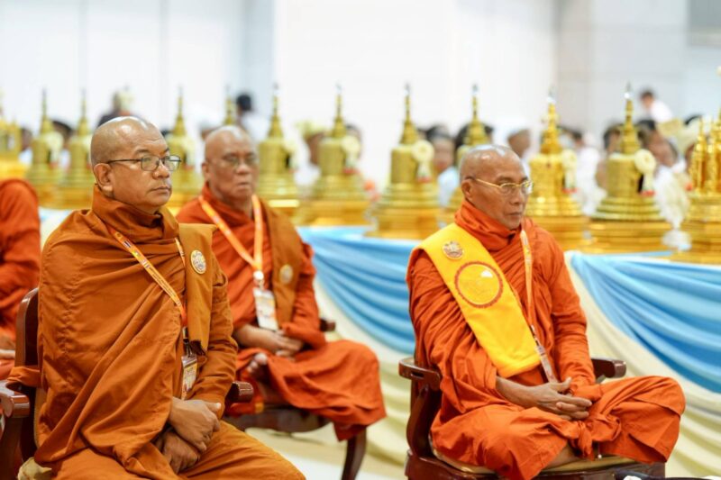ปทุมธานี สมเด็จสังฆมหานายกเมียนมาถวายพระบรมสารีริกธาตุ วาระ 56 ปีวัดพระธรรมกาย