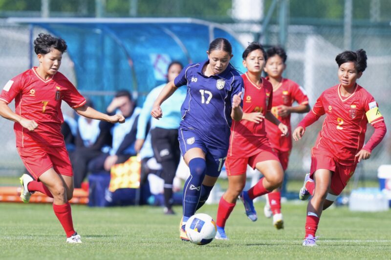 ฟุตบอลหญิงไทย U17 ชนะ เมียนมา U17 1-0 จ่อเข้ารอบน็อคเอาท์ ชิงแชมป์เอเชีย