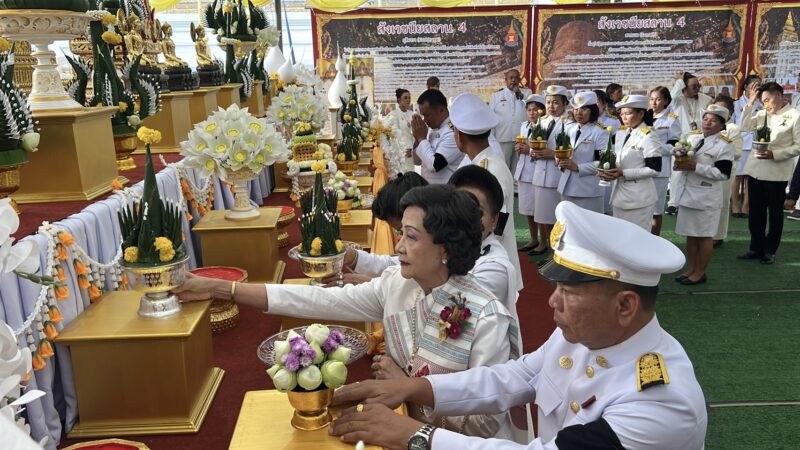ร้อยเอ็ด สภาส่งเสริมวัฒนธรรมอาเซียน อัญเชิญพระบรมสารีริกธาตุ จากประเทศอินเดีย ประดิษฐานชั่วคราว ณ วัดบึงพระลานชัย จังหวัดร้อยเอ็ด