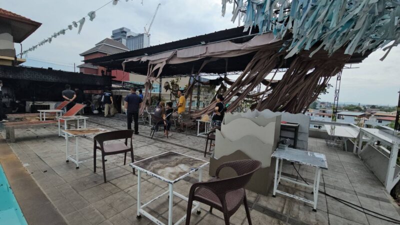 เมืองพัทยา เข้าตรวจสอบ โรงแรม ที่เกิดเหตุเพลิงไหม้