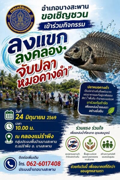 วิกฤตปลาหมอคางดำลุกลาม! ชาวประมงบางสะพานรวมพลังล่าปลาเอเลี่ยน ร้องรัฐเร่งแก้ก่อนสายเกินไป