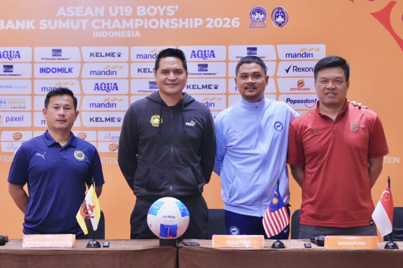 “จักรพันธ์ ปั่นปี” แถลงข่าวก่อนการแข่งขันฟุตบอล ASEAN U19 Boys’ Championship 2026