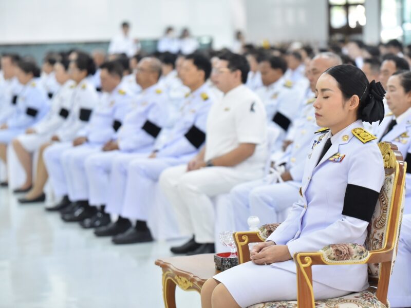 ปทุมธานีพสกนิกรคลองหลวงรวมใจจัดพิธีเจริญพระพุทธมนต์-ตักบาตร ถวายพระราชกุศล “สมเด็จพระราชินี” เนื่องในโอกาสมหามงคล 4 รอบ