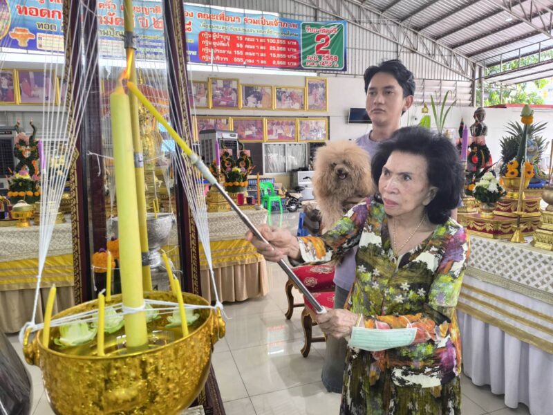 นครนายก – วัดธรรมปัญญา จัดพิธีกรรมสวดมหาพุทธาภิเษก องค์พญานาค 4 ตระกูล 4 ทิศ 4 สี