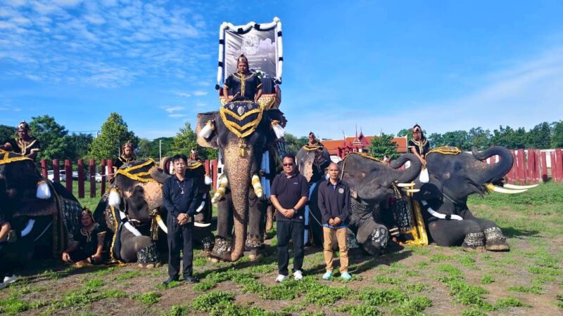 ชาววังช้างอยุธยา แล เพนียด น้อมรำลึกในพระกรุณาธิคุณ สมเด็จพระเจ้าลูกเธอ เจ้าฟ้าพัชรกิติยาภา นเรนทิราเทพยวดี กรมหลวงราชสาริณีสิริพัชร มหาวัชรราชธิดา เมื่อครั้งเสด็จเยือนวังช้างฯ ทรงมีพระเมตตาต่อช้างไทย