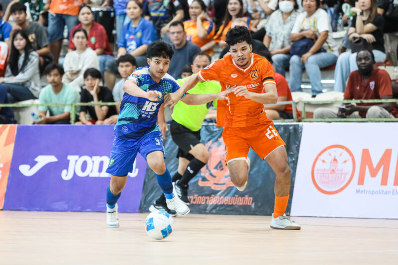 ไอหนุ่มเมืองเพชร โหด บุกยิง สิงห์ร่มเกล้า 6-0  เกมเดือด 2 ใบแดง MEA ฟุตซอลไทยลีก 2026