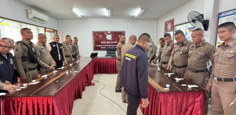 ตรวจกันเอง ผลลบยกโรงพัก! สภ.มะค่าตรวจปัสสาวะตำรวจทุกนาย ย้ำองค์กรปลอดยาเสพติด