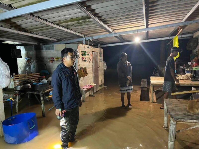 สถานการณ์ น้ำป่าไหลหลากในพื้นที่ อ.แก่งหางแมว กลับสู่ภาวะ ปกติ น้ำมาเร็ว ไปเร็ว