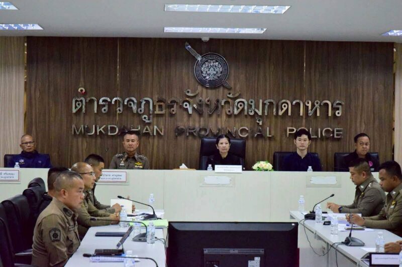 ตำรวจมุกดาหารแถลงความคืบหน้าคดี เด็กชายวัย 11 ปี ขับรถกระบะชนขบวนพระธุดงค์
