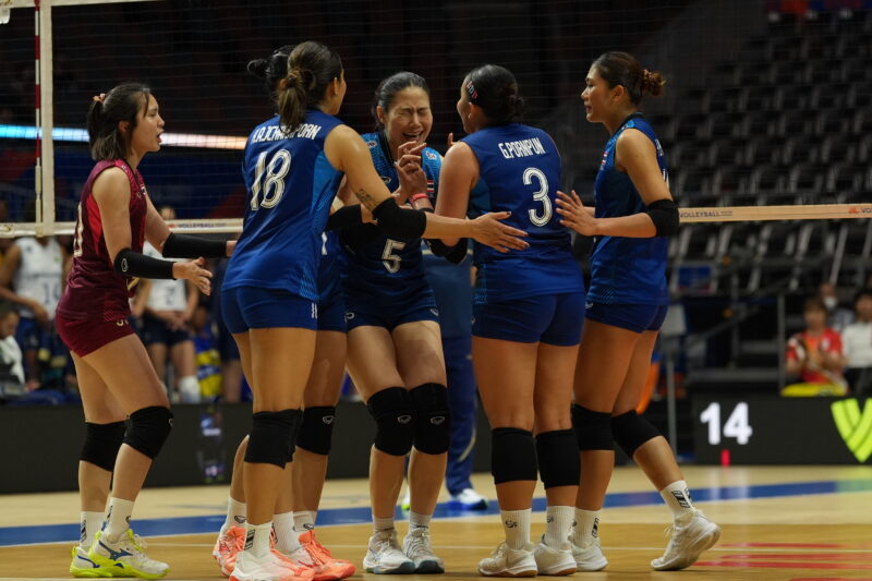 ทีมนักตบสาวไทย ระเบิดฟอร์มยอดเยี่ยม ตบสยบ บราซิล 3-0 เซต การันตีไม่ตกชั้นศึกวอลเลย์บอลหญิงเนชันส์ลีกแน่นอนแล้ว