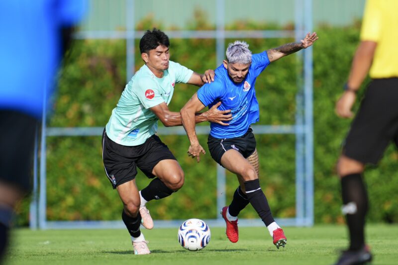 ทีมชาติไทย อุ่นเครื่องทดสอบทีมกับ สโมสรการท่าเรือ เตรียมความพร้อมก่อนลุยศึก อาเซียน คัพ
