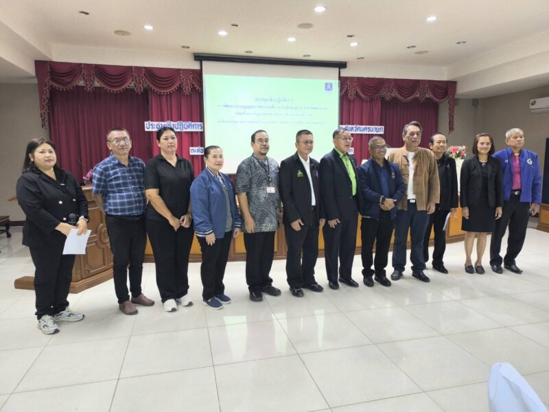 นครนายก – พิธีเปิดการประชุมเชิงปฏิบัติการ การพัฒนาธรรมนูญสุขภาพตำบลเพื่อรองรับสังคมสูงวัย จังหวัดนครนายก