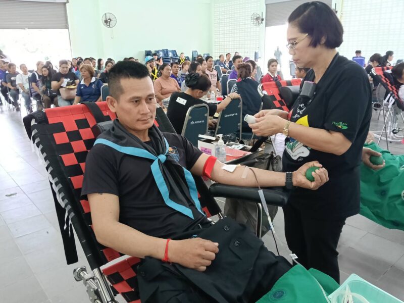 ทหารพราน 2107 ร่วมบริจาคโลหิตสนับสนุนธนาคารเลือดให้กับสำนักงานเหล่ากาชาด จังหวัดมุกดาหาร