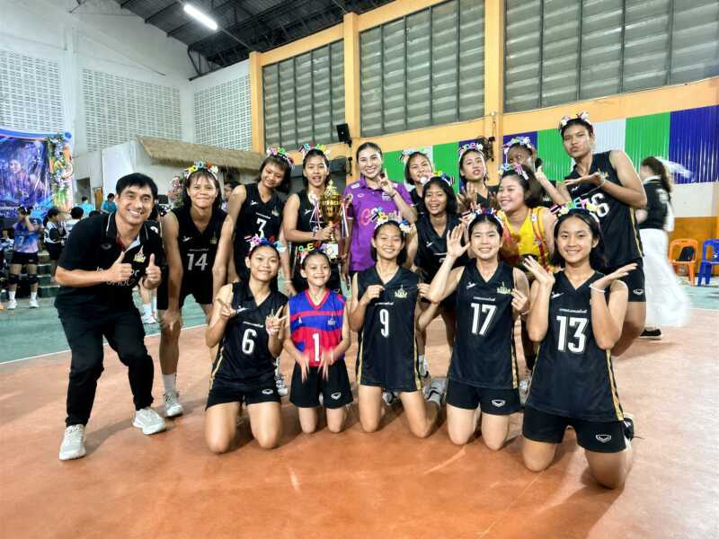 “โรงเรียนเทพมงคลรังษี” พร้อมลุยศึกลูกยาง PMYC U15