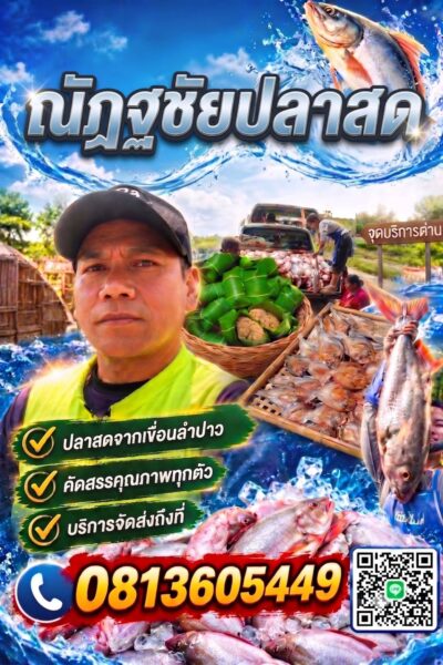 ลิ้มรสความสด รสชาติอร่อย จากสายน้ำแห่งชีวิต “เขื่อนลำปาว” สู่ “ณัฎฐชัย ปลาสด”