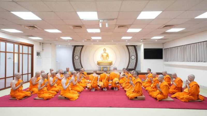 ปทุมธานี – ศรัทธาไร้พรมแดน ธรรมทายาทชาวไต้หวัน รุ่นที่ 15 บวช 15 รูป ที่วัดพระธรรมกายไทเป