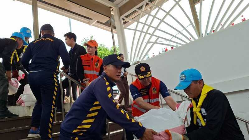 มุกดาหาร – ผวจ ลงพื้นที่ติดตามสถานการณ์น้ำโขง เตรียมพร้อมรับมือพื้นที่เสี่ยง