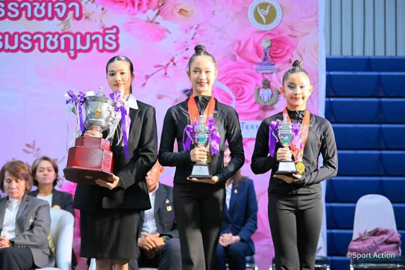 “ดริน-ดรัณ-มีตัง” คว้ายิมยอดเยี่ยม สโมสรจินตนา รับถ้วย “พระเทพฯ” “เอเชี่ยนเกมส์” แอบลุ้นทองแดง