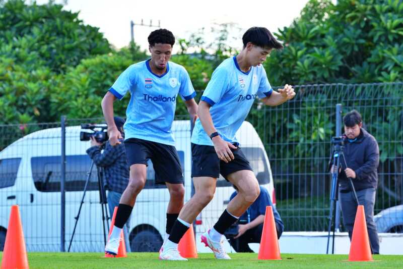 ทีมชาติไทย ซ้อมครั้งแรกเตรียมลุยเอเชียนเกมส์, “ธนกฤต-ชวัลวิทย์” ยันฟิตเต็มร้อยพร้อมช่วยทีมเต็มที่