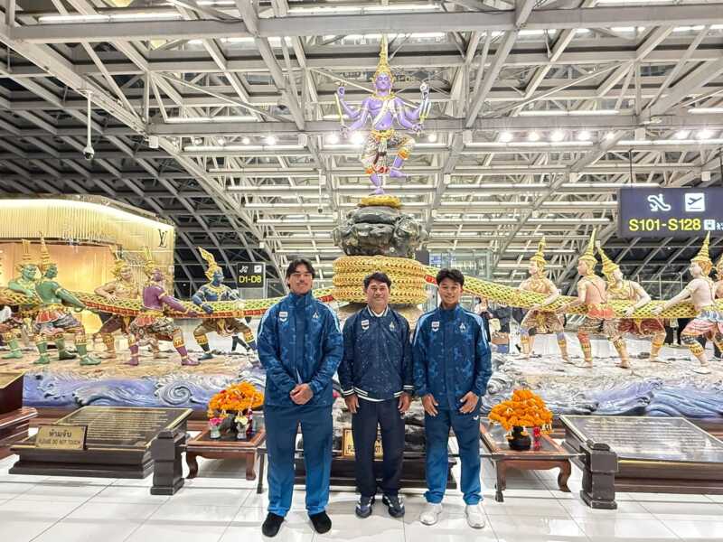 ซ้อมก่อนแข่ง วินด์เซิร์ฟ ครบทีมลงซ้อมก่อนแข่งลึ่นเหรียญเอเชียนเกมส์