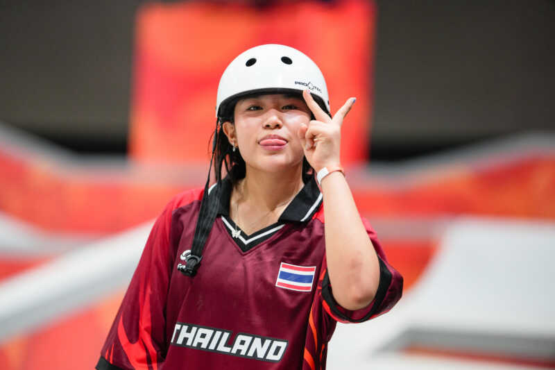 “เอสที” วารีรยา จบอันดับ 7 ผ่านเข้ารอบชิงสเกตบอร์ด สตรีท หญิง เอเชียนเกมส์