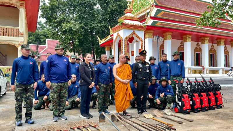 นครนายก – ร่วมด้วยช่วยกัน! รวมพลังฟื้นฟูวัดอุดมธานี พระอารามหลวง หลังประสบวิกฤติน้ำท่วม