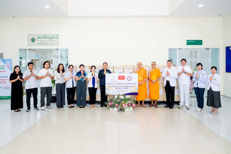 ปทุมธานี – วัดพระธรรมกายมอบยา 8 โรงพยาบาล สนับสนุนงานสาธารณสุขดูแลประชาชน