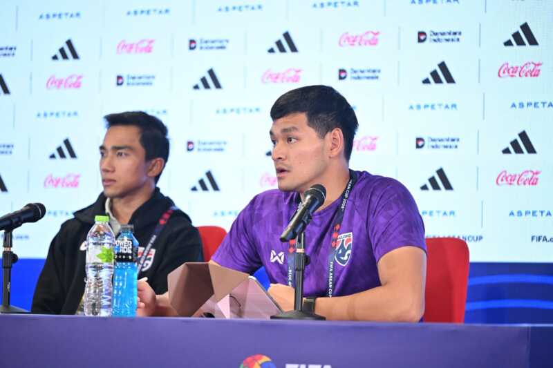 “แอนโธนี ฮัดสัน” และ “ชนาธิป สรงกระสินธ์” แถลงข่าวก่อนการแข่งขันฟุตบอล FIFA ASEAN CUP 2026 นัดชิงชนะเลิศ