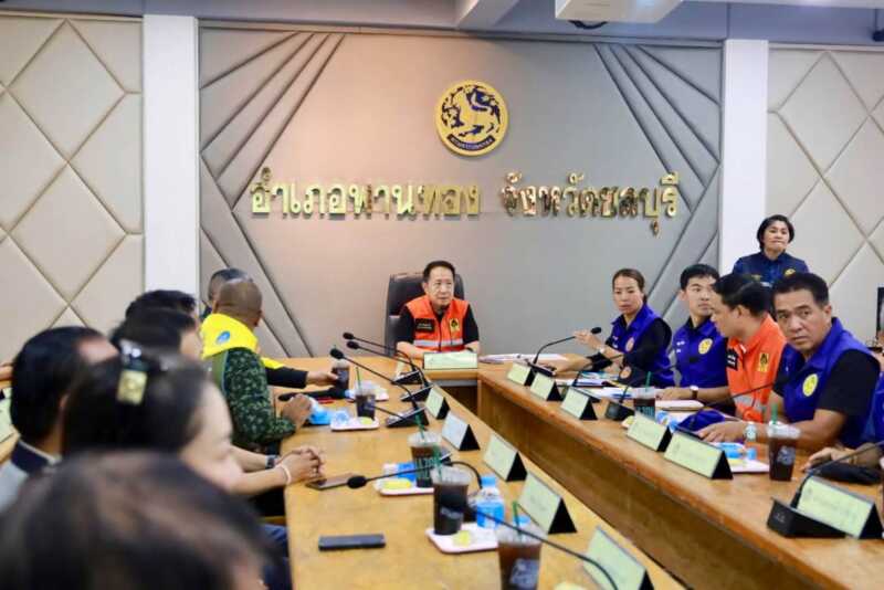 ผู้ว่าฯ ชลบุรี ถกด่วนทีมพานทอง-อมตะ เร่งแก้ปัญหาน้ำท่วมเฟส 8-9-10 อุดคันกั้นน้ำสำเร็จ พร้อมตั้งเป้าสูบลงทะเลโดยเร็ว
