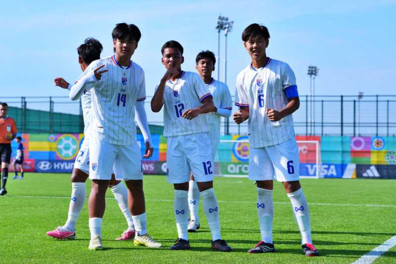 ทีมชาติไทย U15 เฉือน โดมินิกัน 3-2 ประเดิม FIFA U-15 World Cup & Festival 2026