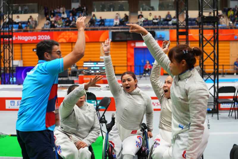 🥉🇹🇭 ฟันดาบพาราไทยคว้าทองแดง! ดาบเซเบอร์ทีมหญิง ส่งท้ายเอเชียนพาราเกมส์ 2026