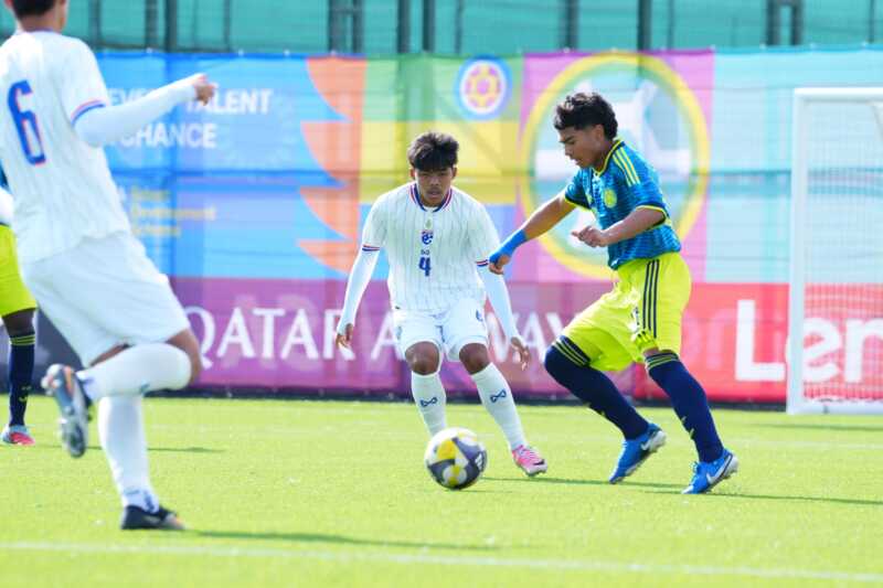 ทีมชาติไทย U15 พ่าย โคลอมเบีย 1-5 ศึกFIFA U-15 World Cup & Festival 2026 นัดที่สี่