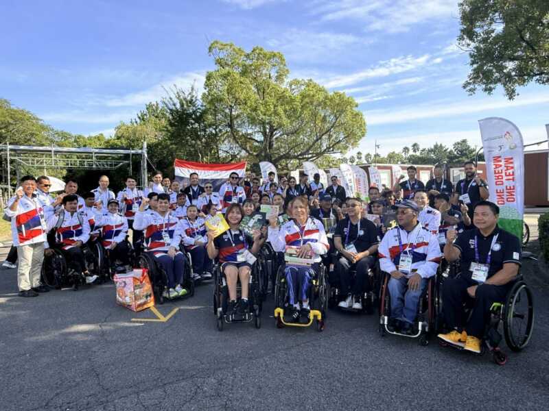 “รมว.สุรศักดิ์” จับมือ “ปลัดนัทรียา-ผู้ว่าโปรดปราน” รุกเยี่ยมให้กำลังใจทัพนักกีฬา“บาสเกตบอล-ฟันดาบ-เทเบิลเทนนิส” ในการแข่งขันกีฬาเอเชียนพาราเกมส์ ครั้งที่ 5 ถึงหมู่บ้านนักกีฬา เผยรัฐบาลพร้อมสนับสนุนเต็มที่ หากมีสิ่งใดขาดเหลือแจ้งได้ทันที