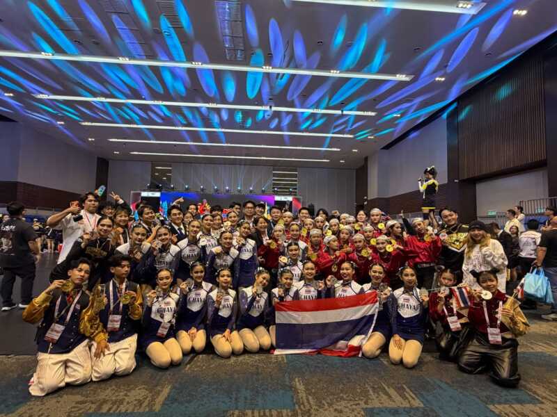 ทัพเชียร์ไทยกระหึ่มเอเชีย! คว้า 5 ทอง 3 เงิน 1 ทองแดง ชิงแชมป์เอเชีย 2026 พร้อมร่วมประชุมใหญ่ ICU Asia ที่ประเทศมาเลเซีย