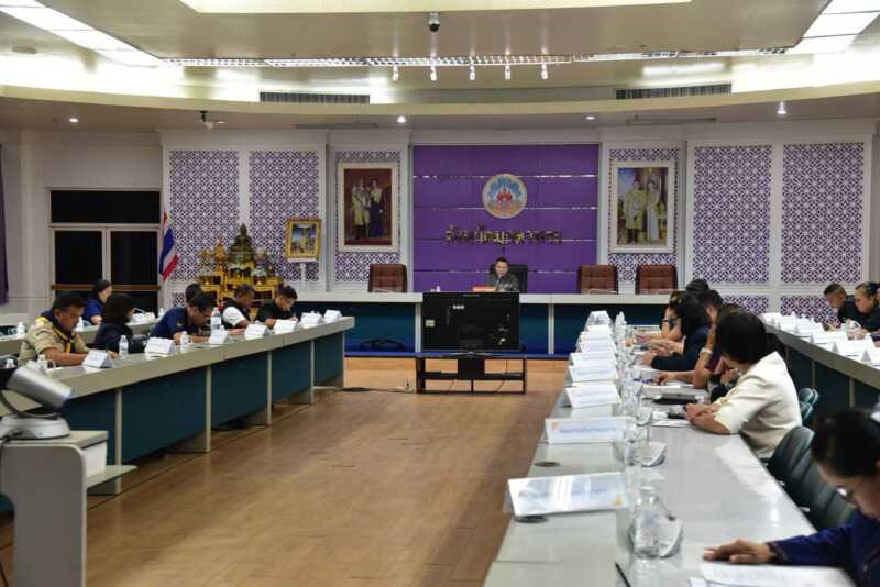 จังหวัดมุกดาหาร – เดินหน้าขับเคลื่อนการป้องกันและปราบปรามยาเสพติด ประชุม ศอ.ปส.จ.มุกดาหาร ครั้งที่ 10/2569