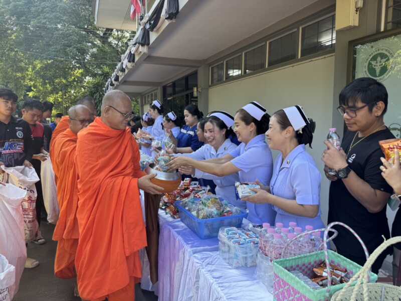 กำแพงเพชร – โรงพยาบาลลานกระบือจัดพิธีทำบุญ “วันพยาบาลแห่งชาติ 2569” น้อมรำลึกพระมหากรุณาธิคุณสมเด็จย่า สืบสานปณิธานแห่งการให้ มุ่งดูแลผู้ป่วยด้วยหัวใจ