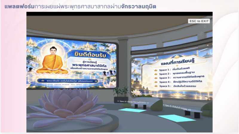 ปทุมธานี – ชื่นชมโฆษกธรรมกายคว้าด็อกเตอร์ชูเมตาเวิร์สเผยแผ่พุทธดันสู่สากล